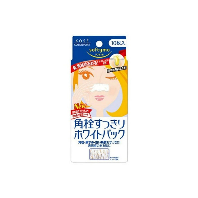 KOSE高丝 Softymo 去黑头鼻贴10枚入