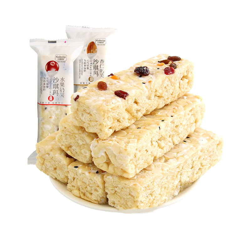 谷焙奇奶芙沙琪玛水果杏仁鸡蛋500g*1斤