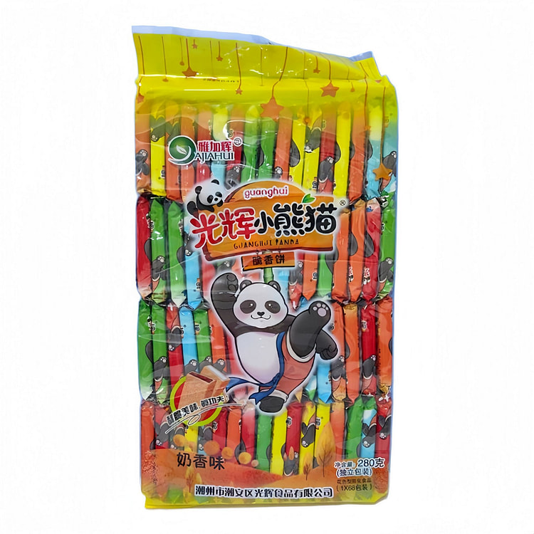 Panda Milk Cream Sandwich Cookies 280g*1 bag 280 g