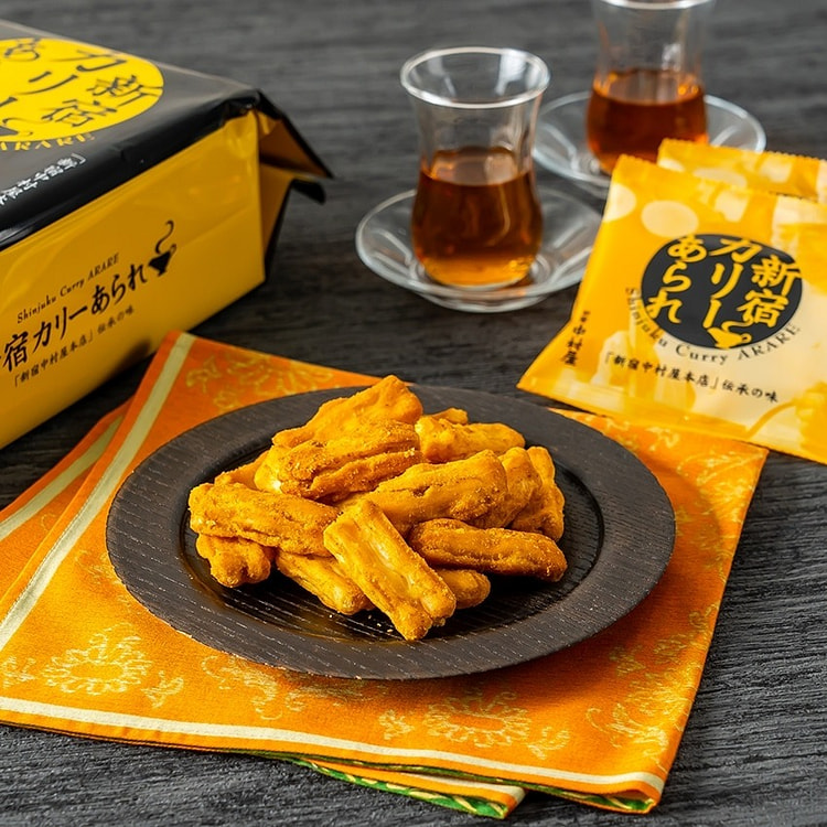 nakamuraya Shinjuku Curry Rice Crackers 8pcs 1 box