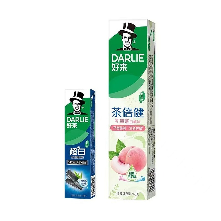 好来茶倍健牙膏白桃味160g*1支 160 克
