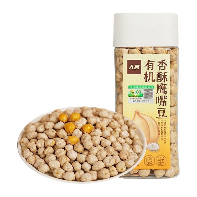 人民食品有机香酥鹰嘴豆280g*1瓶