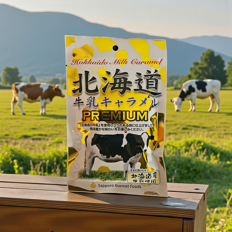 日本北海道特级软牛奶焦糖 68 克