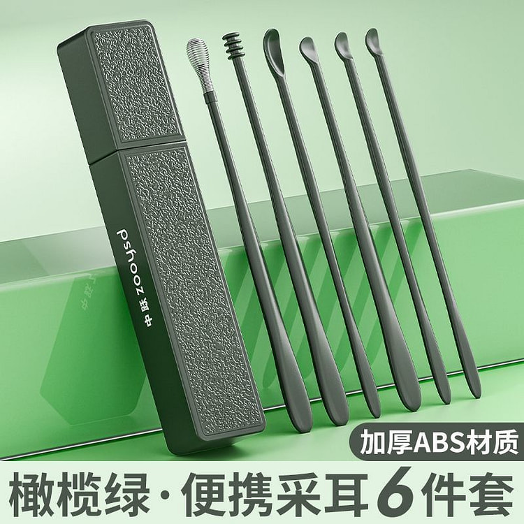 Ear pick set of 6 pieces.