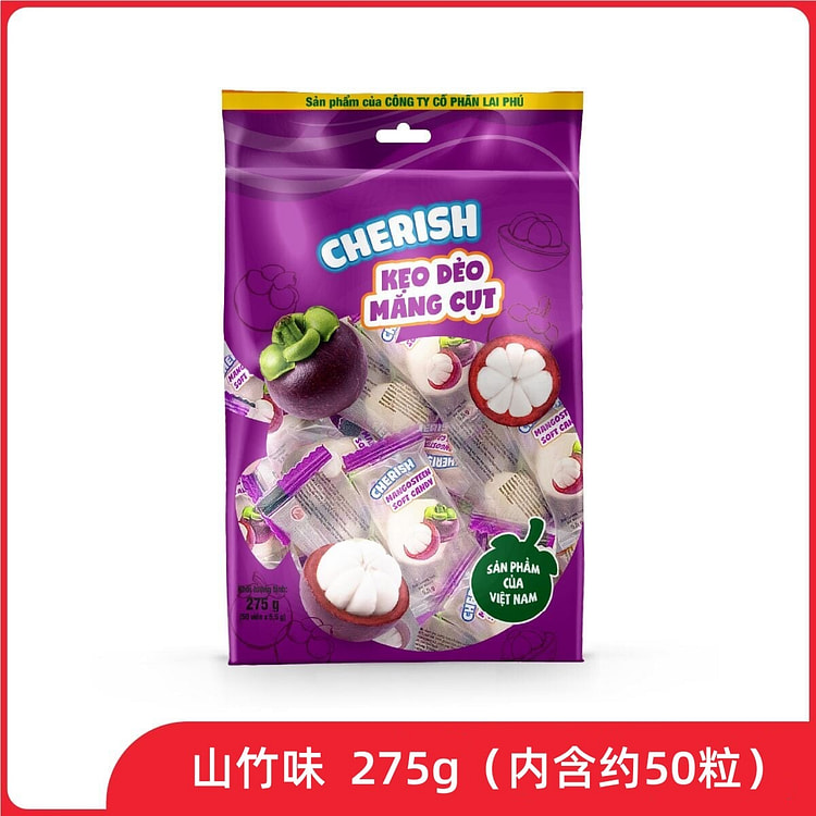 CHERISH Mangosteen Flavored Soft Candy Snack 275 g