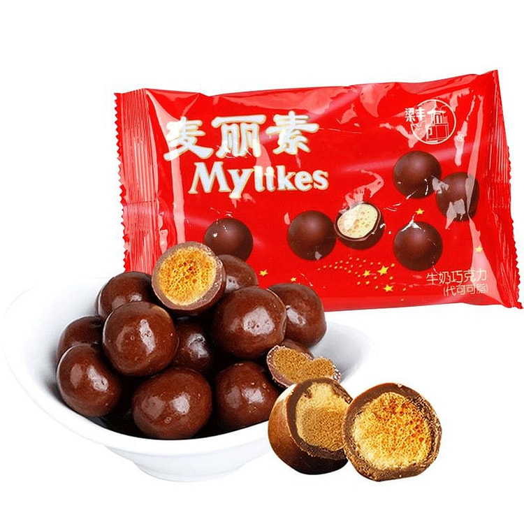梁丰原味麦丽素巧克力豆 80g*1袋装 80 克