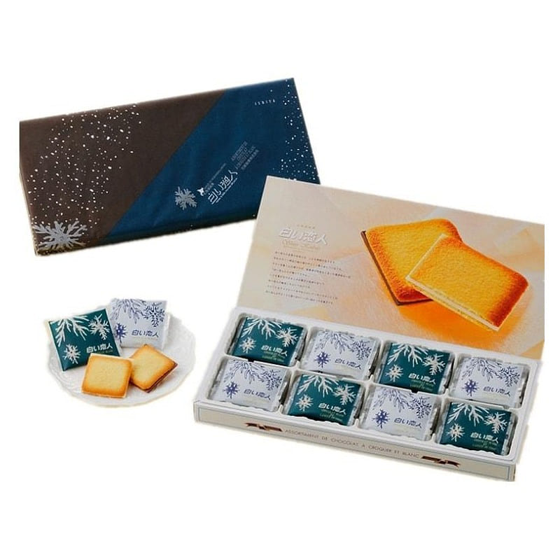 ISHIYA White&Black Chocolate Cookie 24 pcs 1 box
