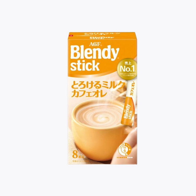 AGF Blendy 香甜牛奶咖啡欧蕾速溶冲饮棒