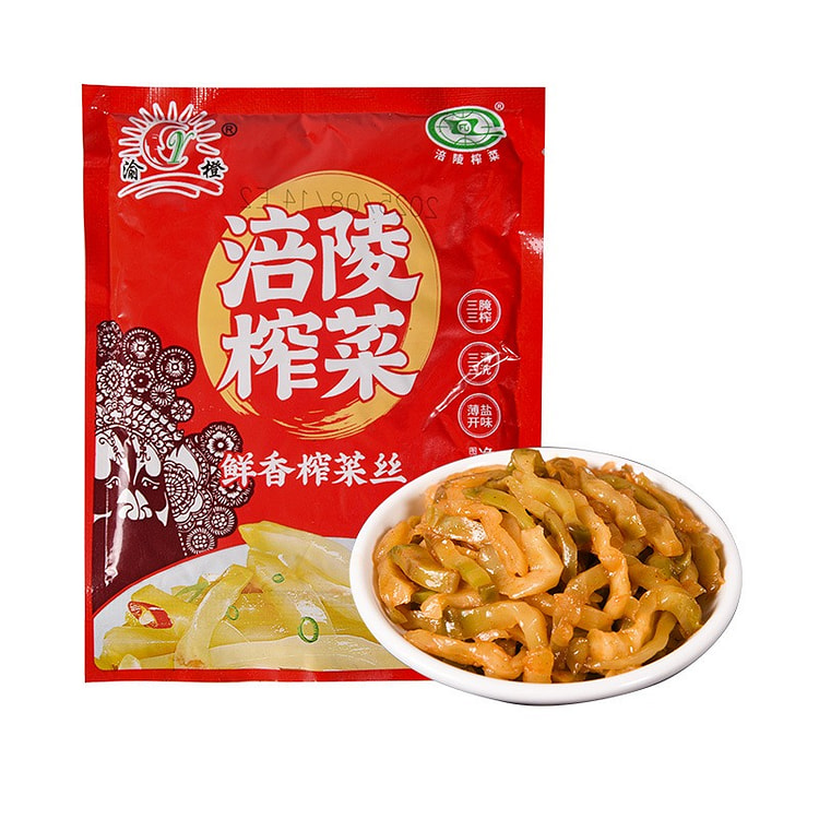 渝橙涪陵鲜香榨菜丝（50g） 10 包