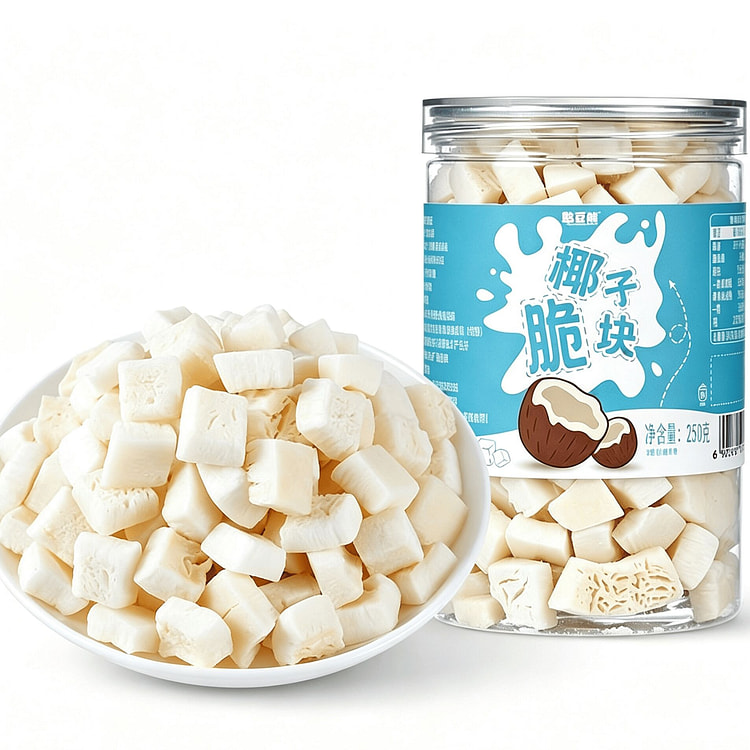 Crispy Coconut Chunk Dried Fruit Snack 250g 250 g