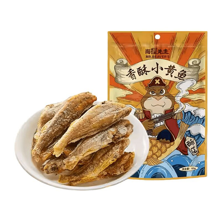 海狸先生香酥小黄鱼60g*3包 180 克