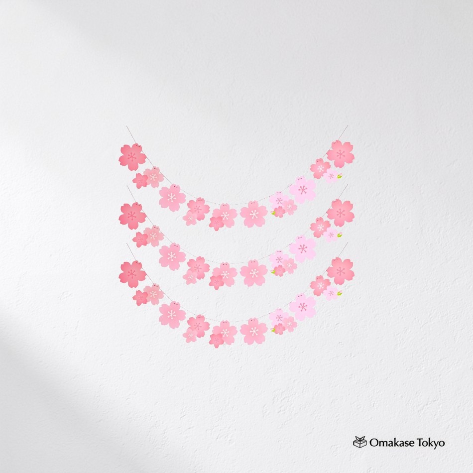 DRERIO Cherry Blossom Garland (3 Pieces) 226 g