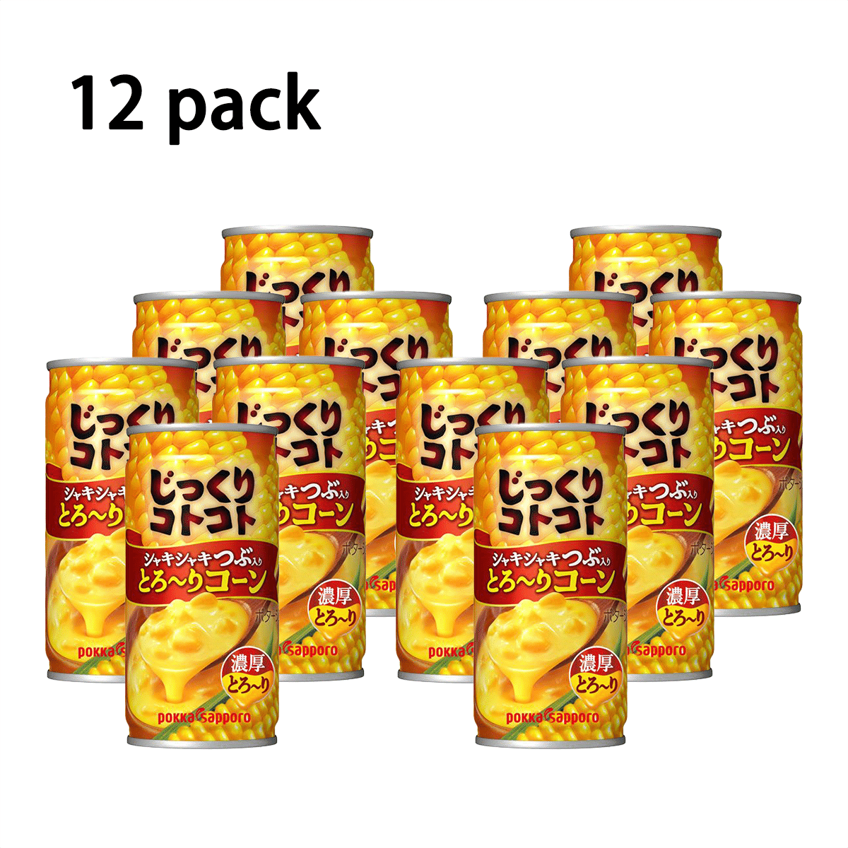 Pokka Sapporo Corn Soup Can (Pack of 12) 1 count