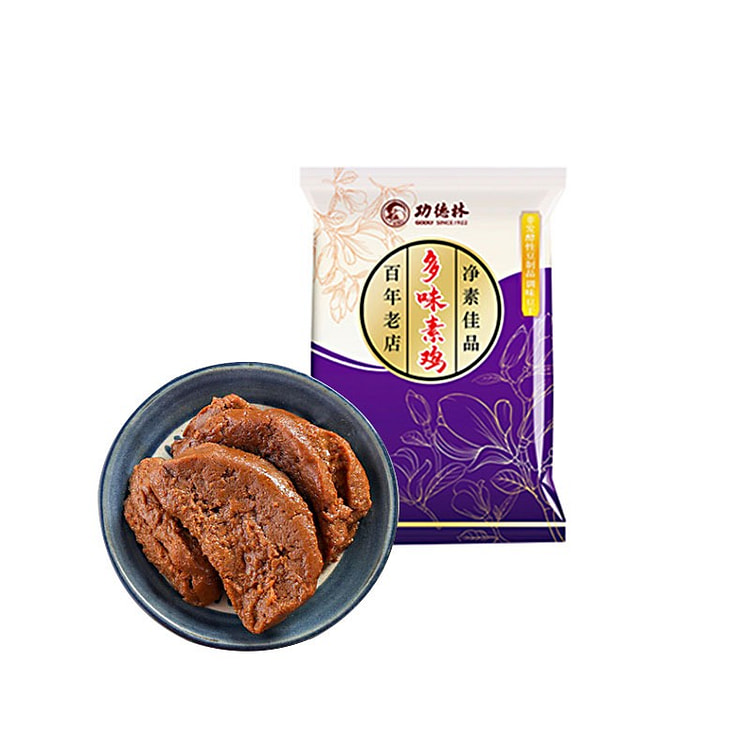 【美国直邮】功德林 多味素鸡 素菜零食 全素食品