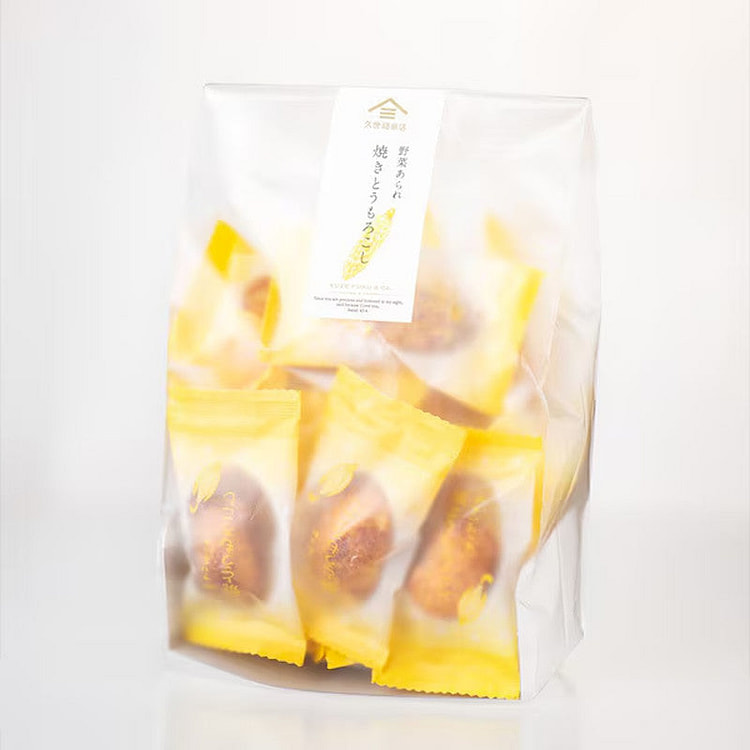 Kuzefuku Vegetable Arare, Grilled Corn 36g 1 each