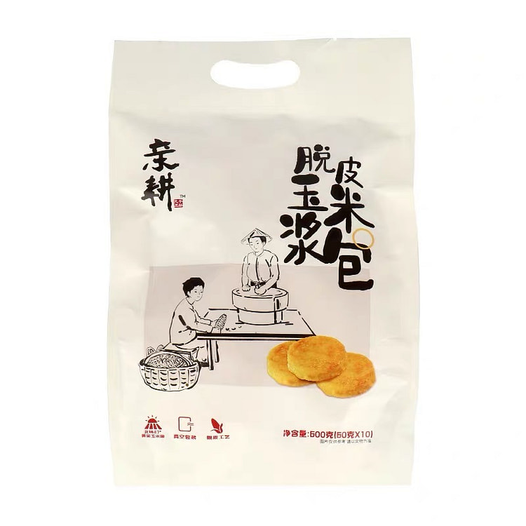 亲耕 脱皮玉米浆包 600g(60g*10包)