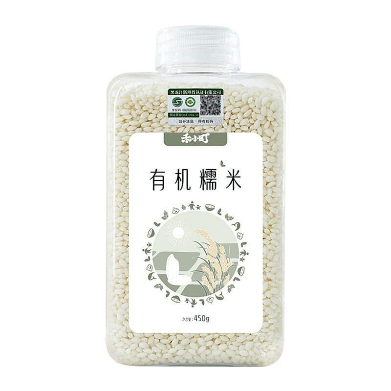 Hexiao Town organic white glutinous rice 450g 450 g