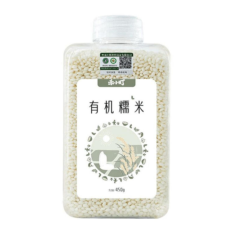 Hexiao Town organic white glutinous rice 450g 450 g