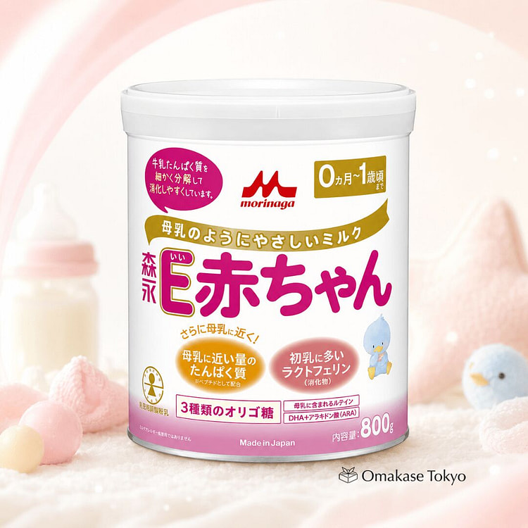 Morinaga E Akachan Good Baby Infant Formula Large 0.44 lb