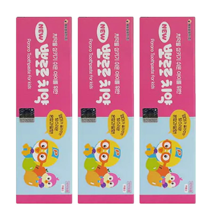 Pororo Toothpaste For Kids(mixed-fruit) 90g*3 1 each