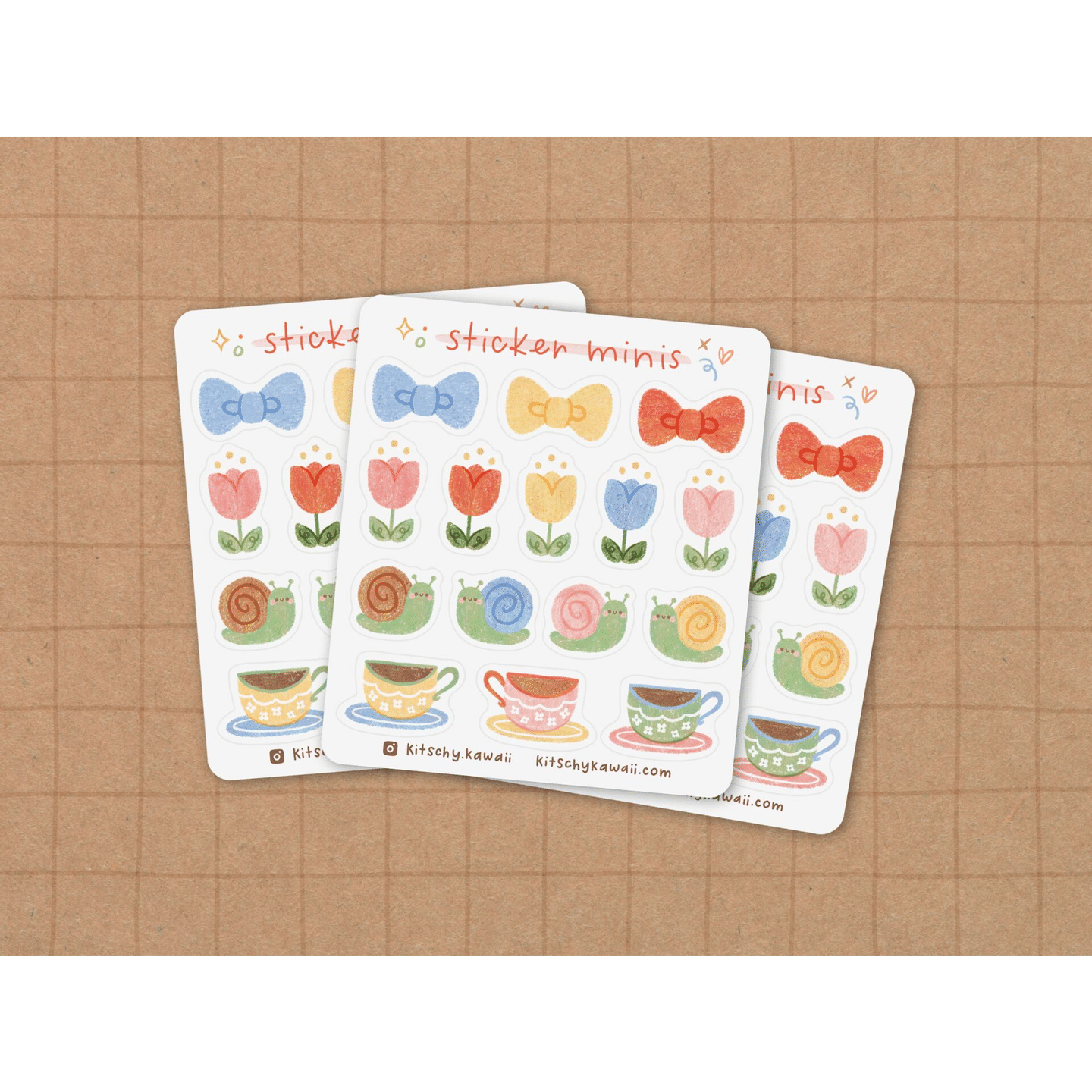 Hello Friends Mini Sticker Sheet 1 each