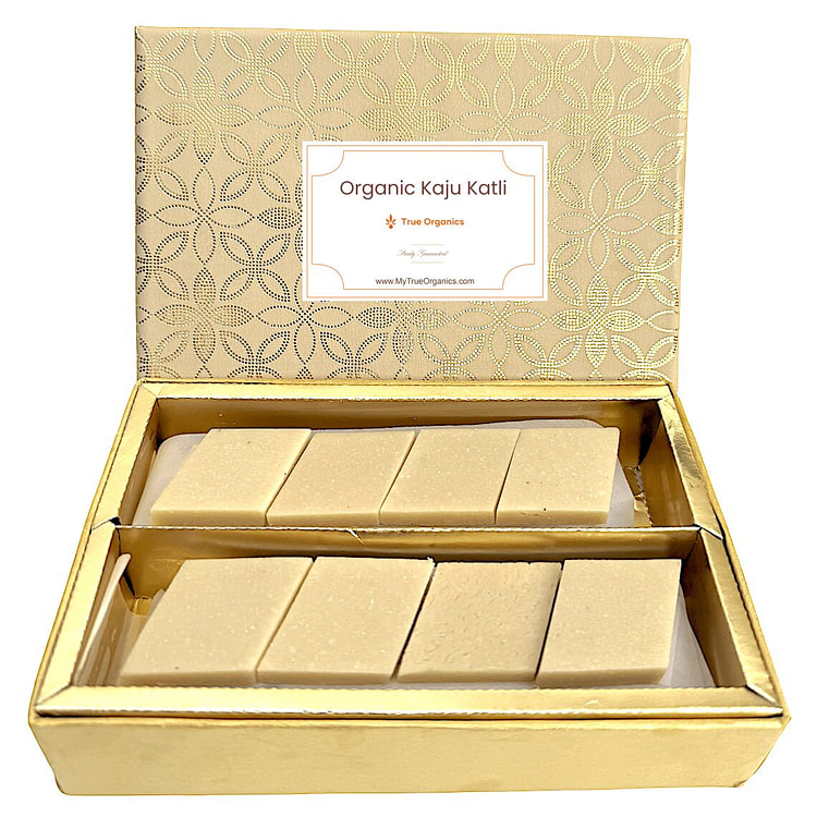 Organic Kaju Katli (Cashew Fudge) 250grams