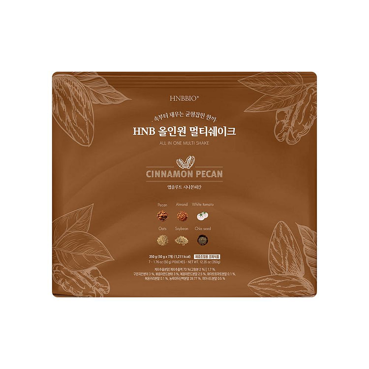 HNB Multi Protein Shake (Cinnamon Pecan) 7PC 1 pack
