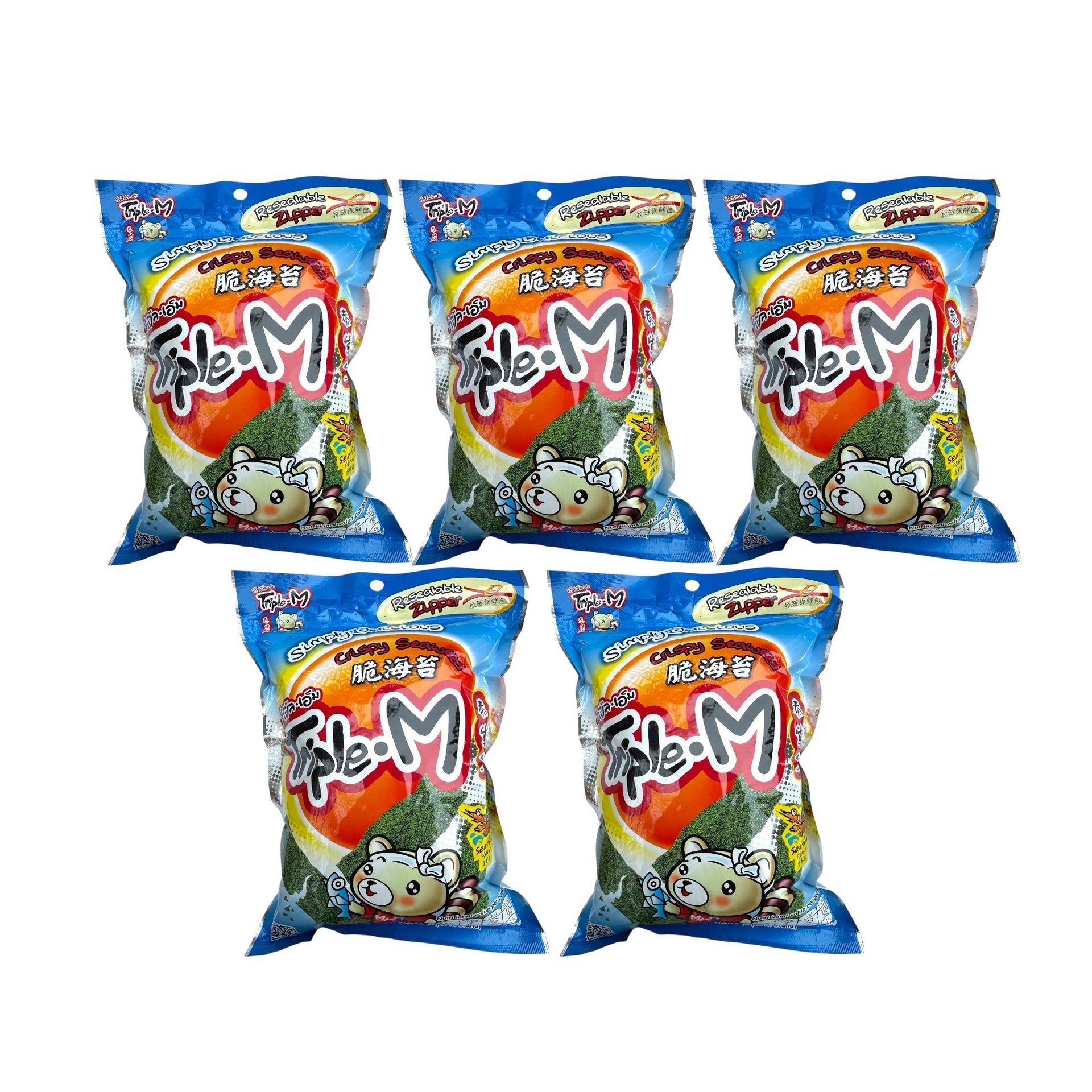 Crispy Seaweed (Seafood flavor) COMBO DEAL 35g 1 bunch*5 counts