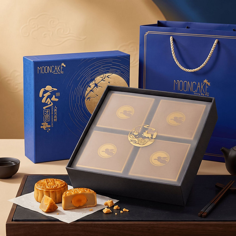 [Freshly Made] Egg Yolk Mooncake Gift Set of 4 1 each
