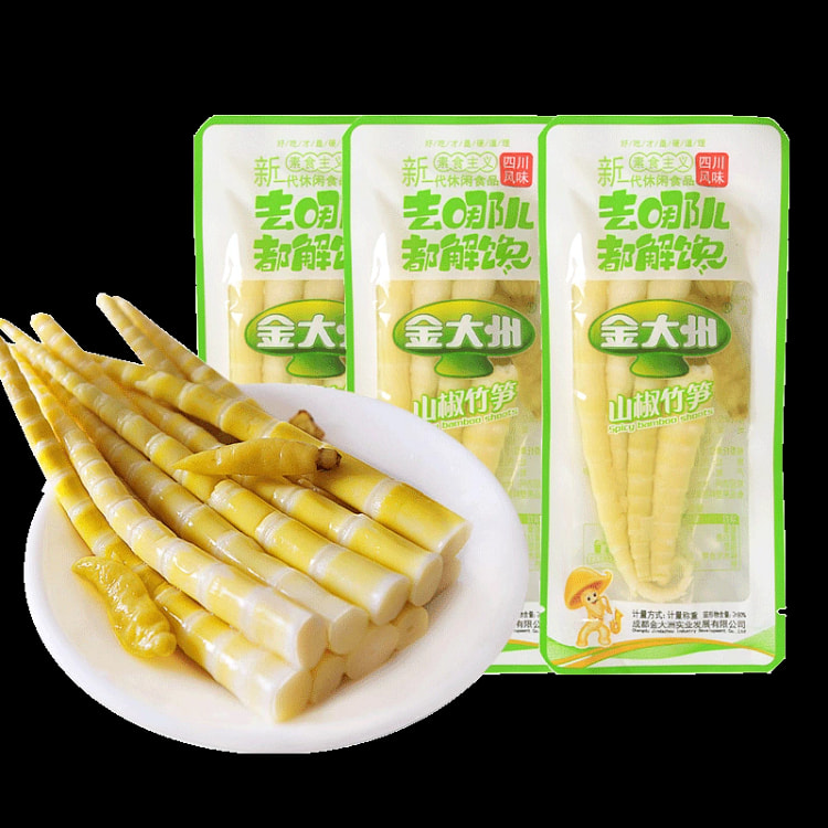 Jin Dazhou pepper bamboo shoots tip open bag ready-to-eat pickled pepper ba