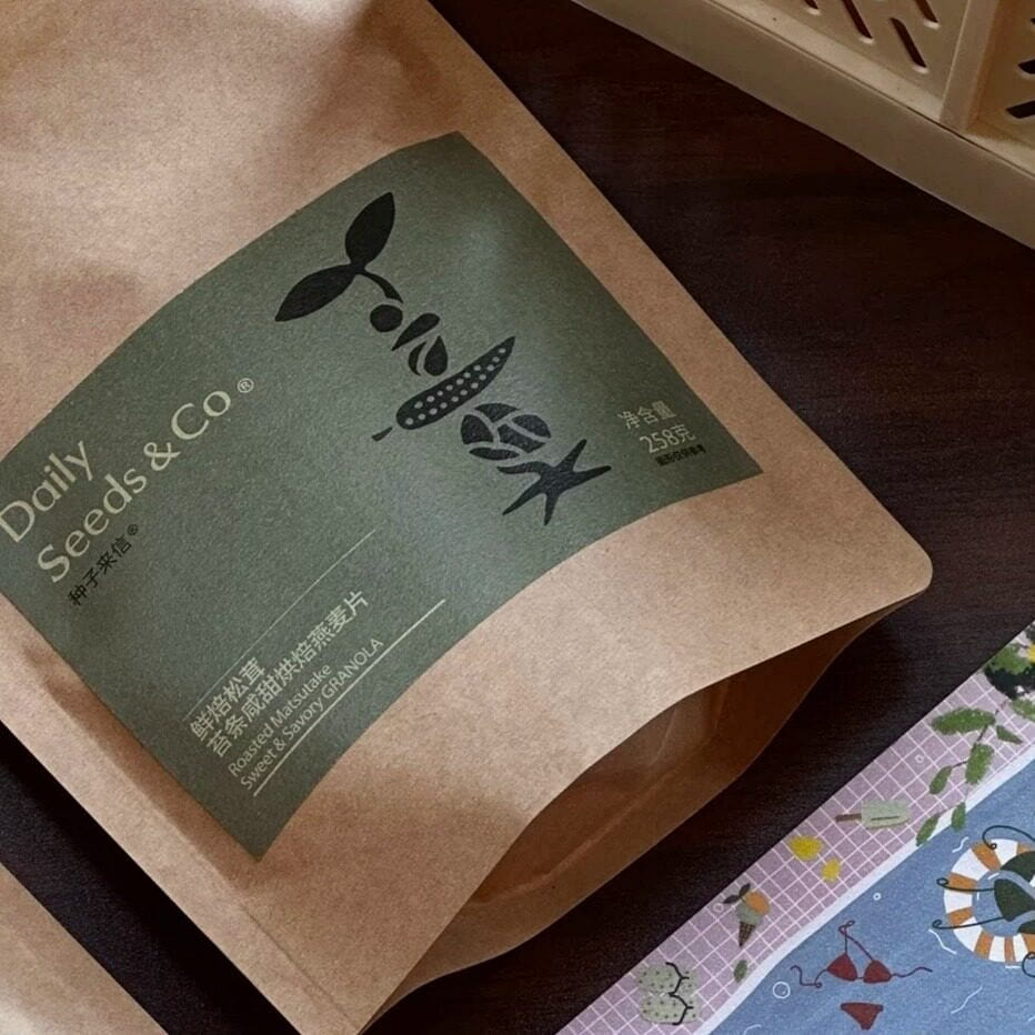 Fresh roasted matsutake moss strips baked oatmeal 258 g