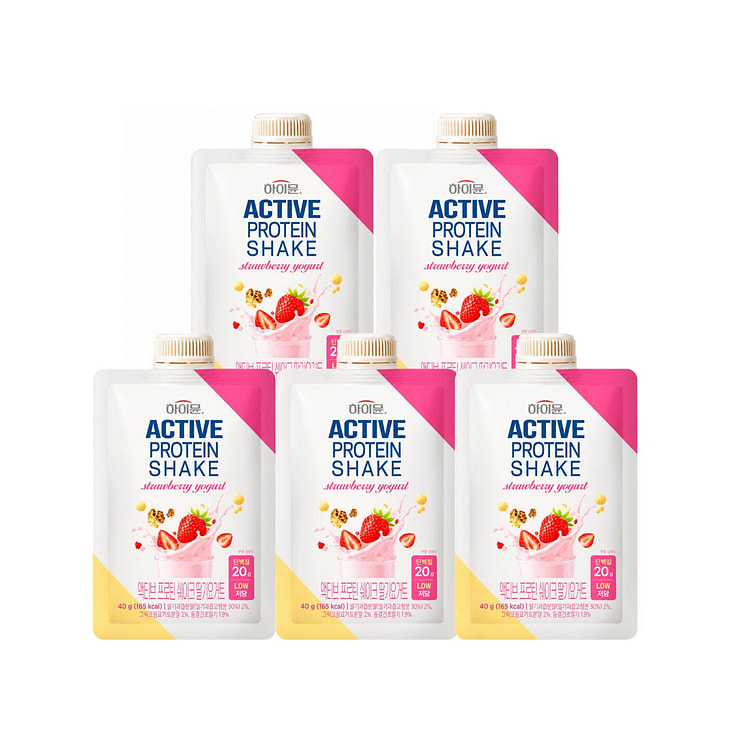 Protein Meal Replacement Shake Powder Strawberry Y 5 each