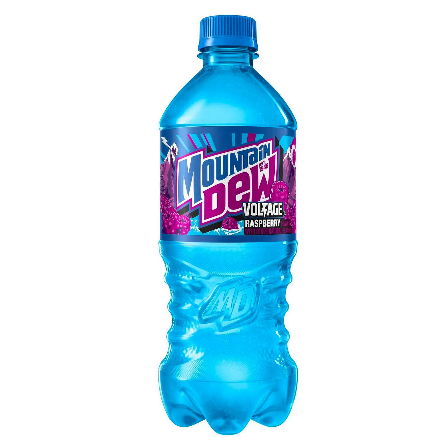 Mountain Dew Voltage Raspberry Citrus 20oz Bottle 1 each
