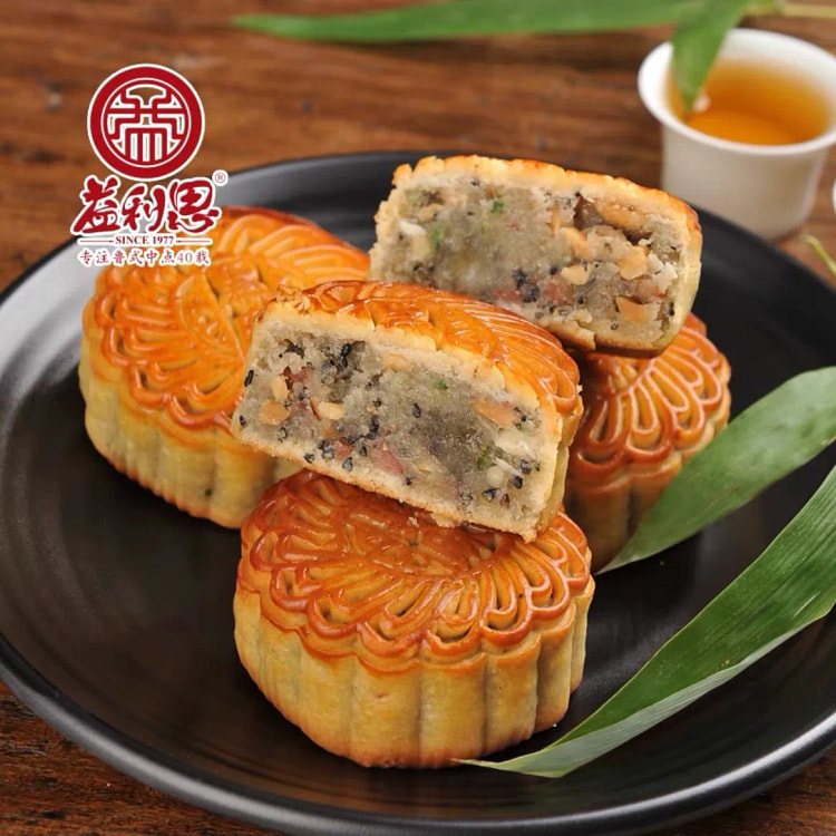 益康益利思黑芝麻果仁月饼*100克 1 包