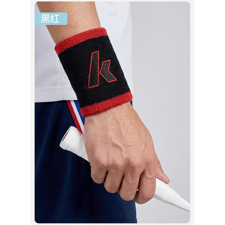 Kawasaki Black&Red Sports Sweat Wrist 1 case