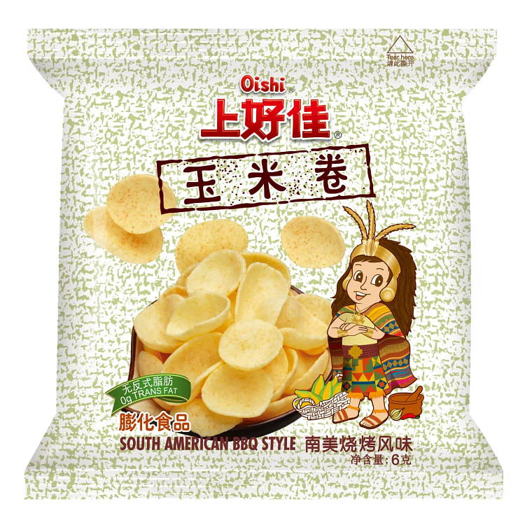 Oishi Corn Rolls 6g*5 Packs 30 g