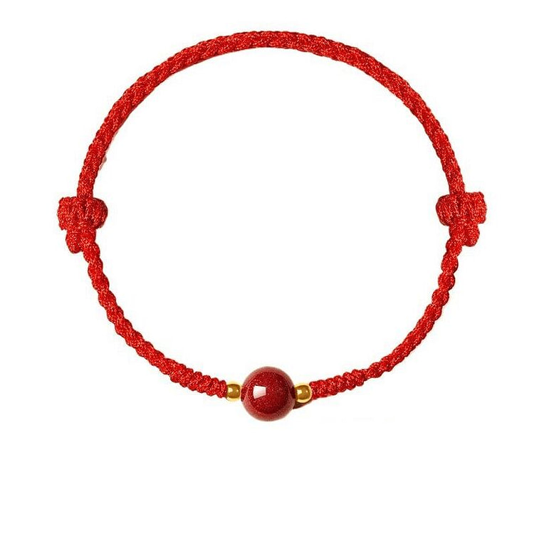 宫里上新 本命年红绳朱砂转运珠 喜乐款 8mm 1 盒