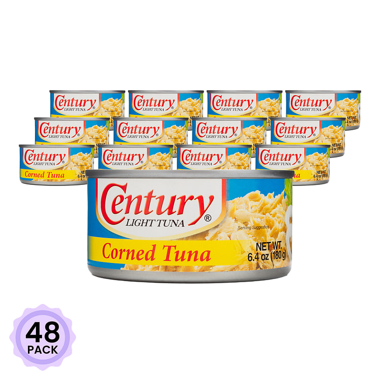 Century 咸味金枪鱼罐头 6.4 盎司*48 包
