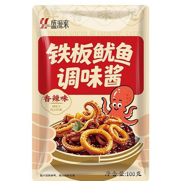 100g Iron Plate Squid with Savory Spicy Sauce 100 g