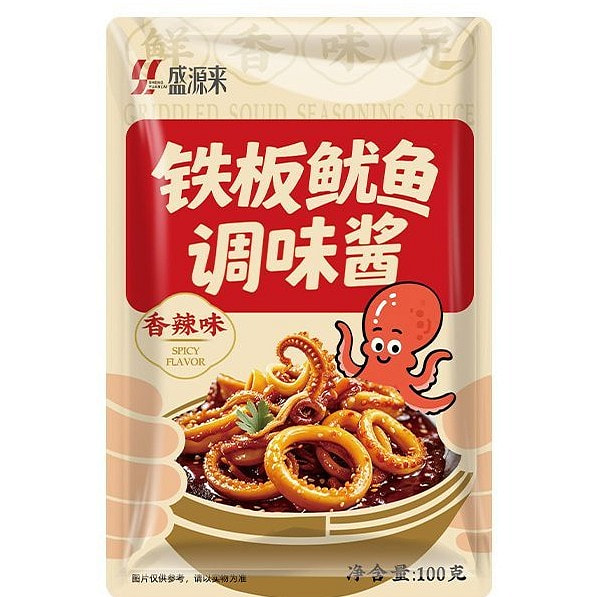 100g Iron Plate Squid with Savory Spicy Sauce 100 g