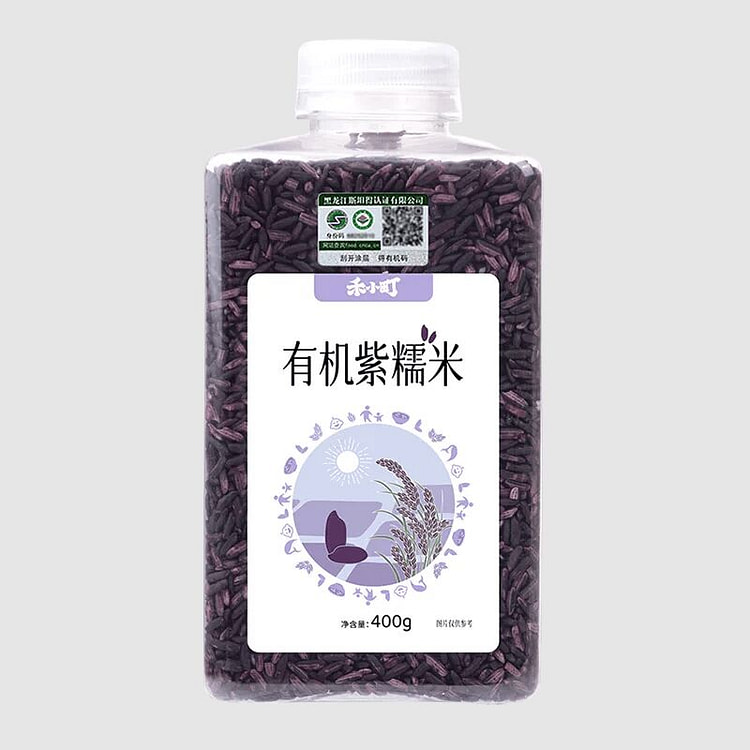 He Xiaomachi Purple Glutinous Rice 400g*1 Bottle 400 g