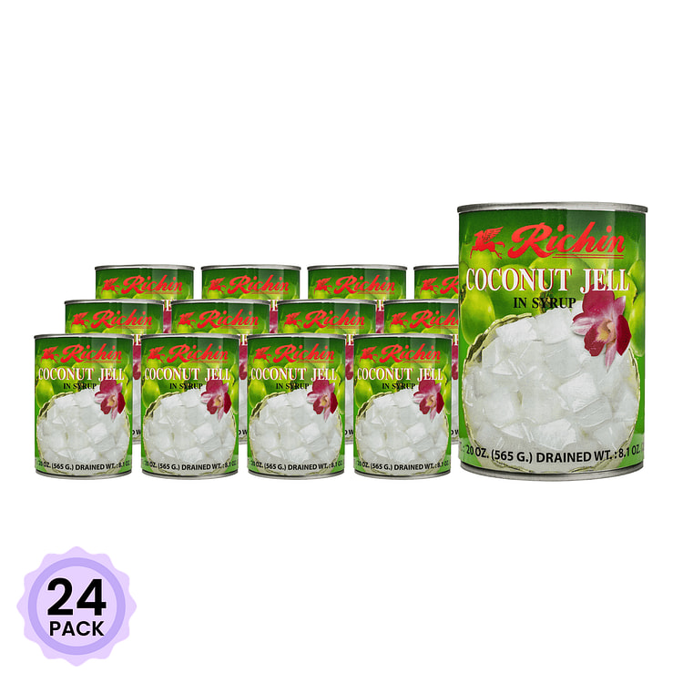 Richin Coconut Jelly in Syrup 20 oz*24 pack