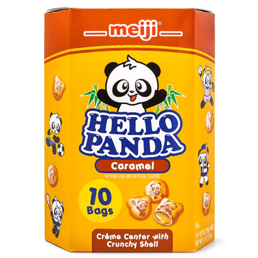 Meiji Hello Panda Cookies Caramel Filling 9.1oz 1 개