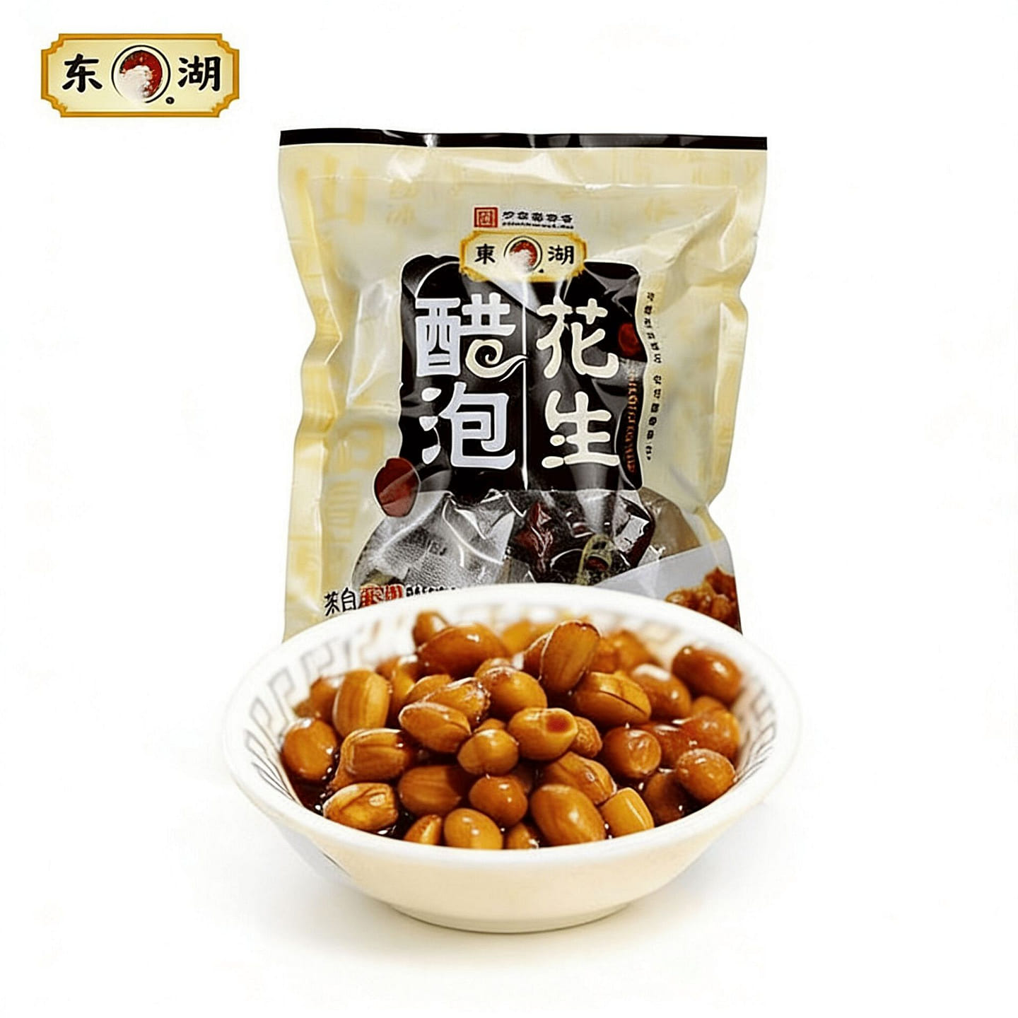 东湖醋泡花生开袋即食真空小袋下酒菜零食山西太原特产 120 克