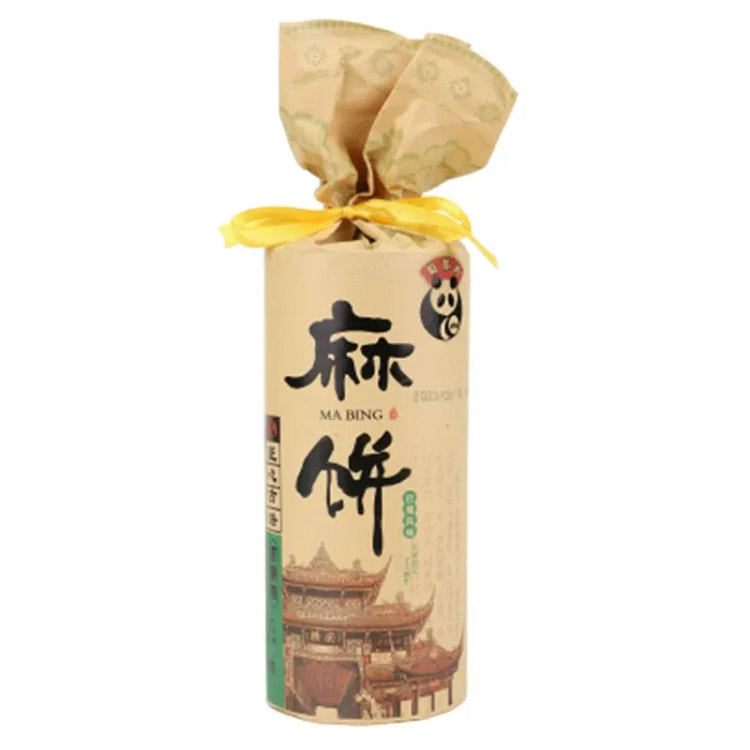 蜀都鸿麻饼 成都特产椒盐黑芝麻饼400g/桶葱香味 400 克