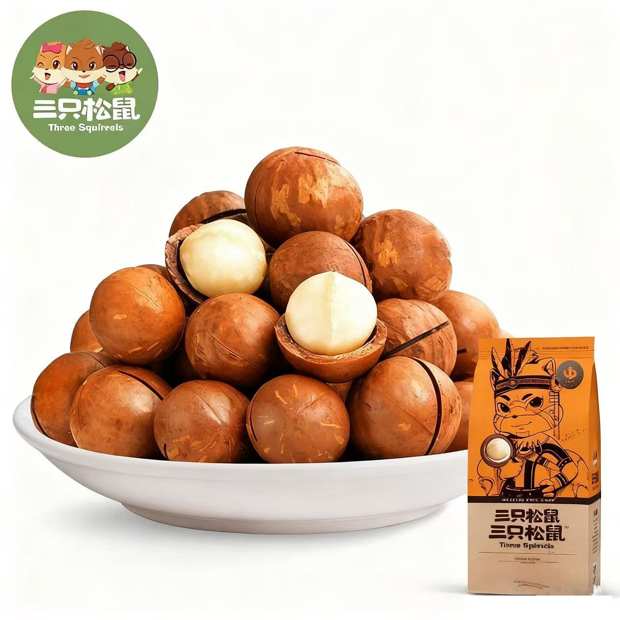 Three Squirrels Hawaiian Macadamia Nuts 100 g