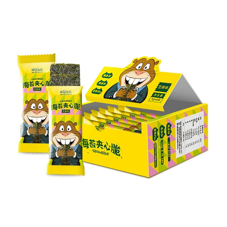 Haipu Beaver Mr. Seaweed Sandwich Crisps (Sesame) 40 g