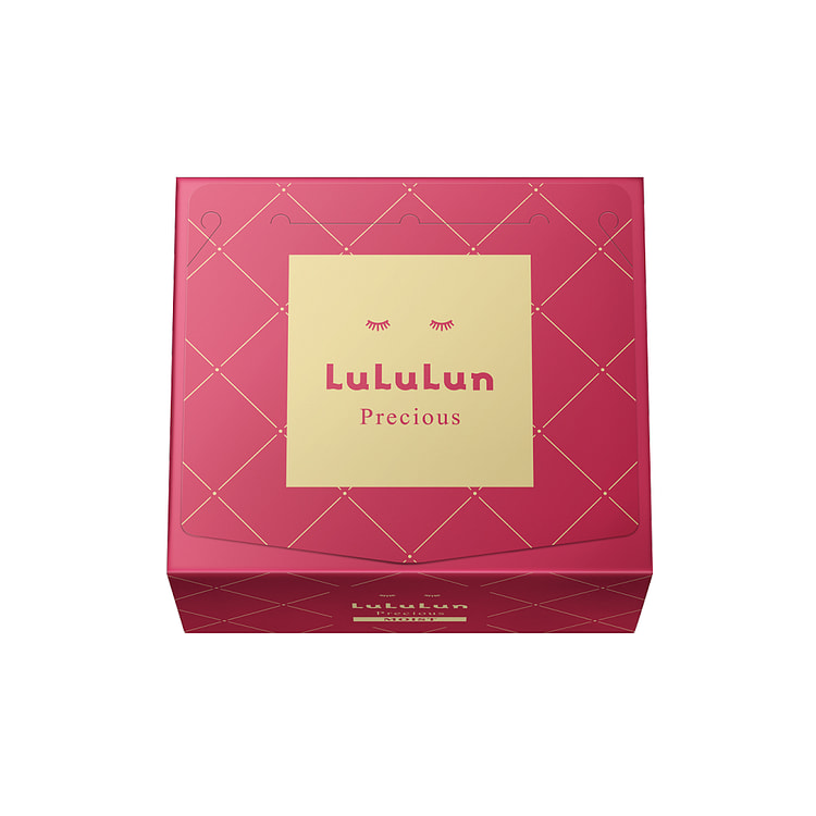 LULULUN New Precious Series Facial Treatment Mask Red Moist 32 pieces