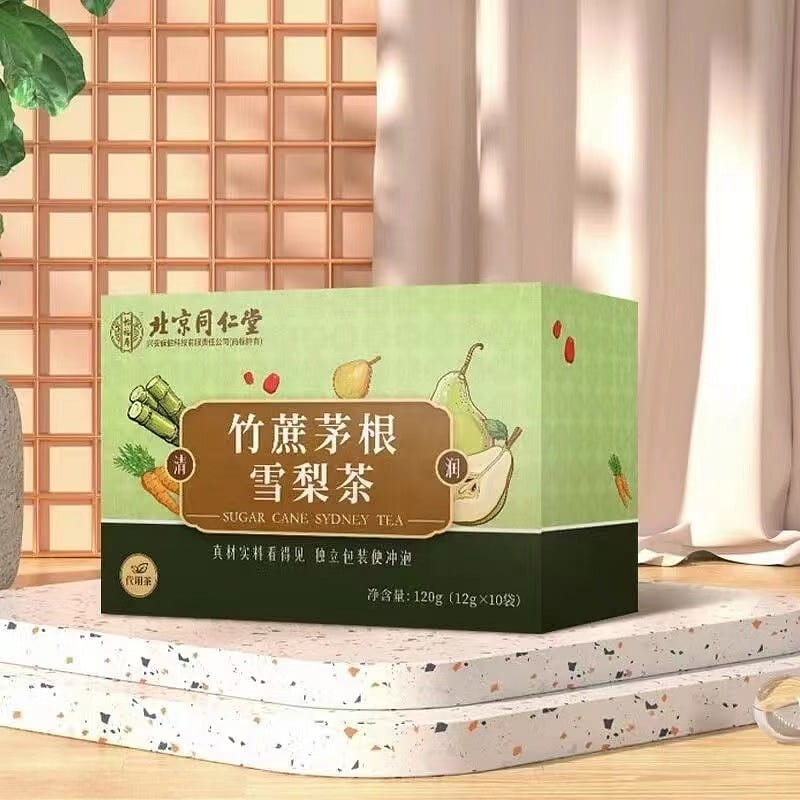 Bamboo cane and grass root pear tea 120g 10 bags *1 box 120 g