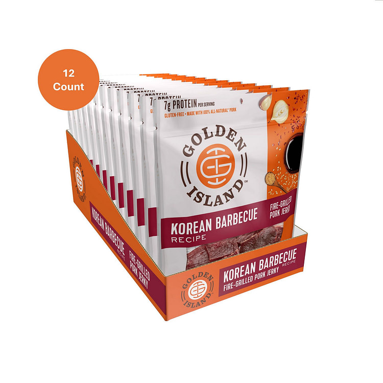 金岛猪肉干 - 无麸质 80g -